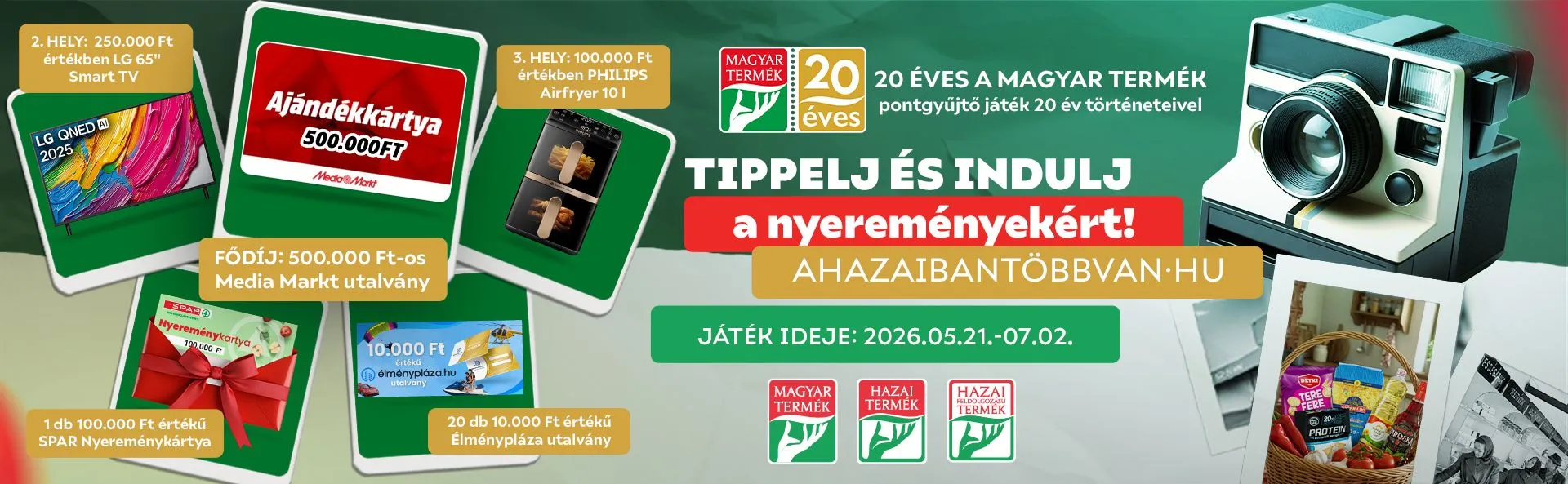 Tippelj és indulj a nyereményekért!