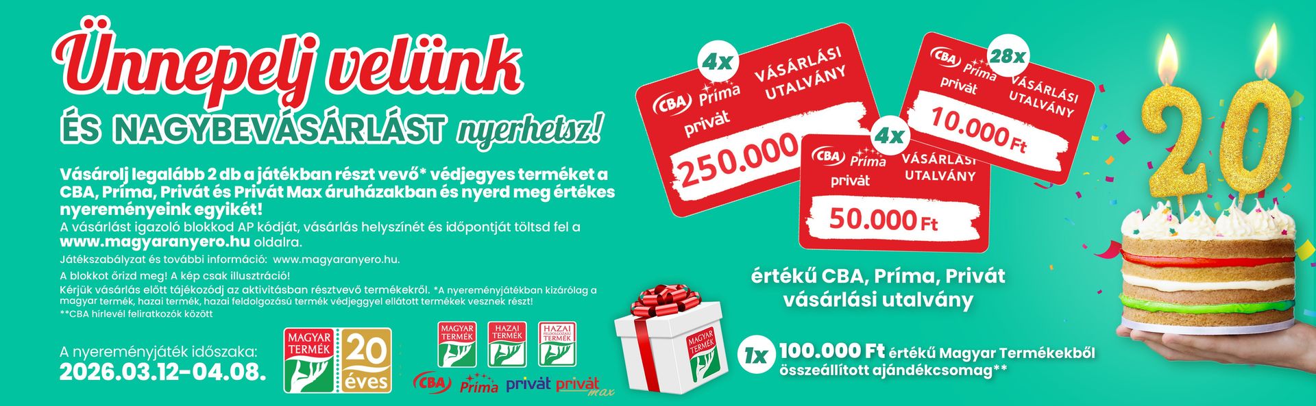 Ünnepelj velünk és NAGYBEVÁSÁRLÁST nyerhetsz!