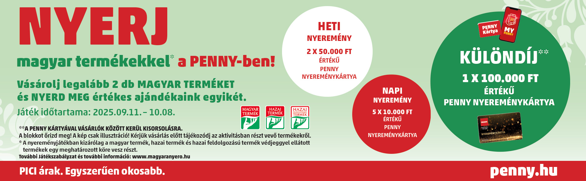 NYERJ magyar termékekkel a PENNY-ben!