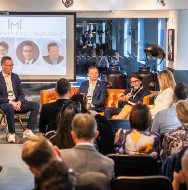 Sarkadi Csaba / Sole - Mizo Zrt., Nagy Viktor / MAGOSZ, Balog Zoltán / Márka Üdítőgyártó Kft. László Judit / exportfejlesztési tanácsadó