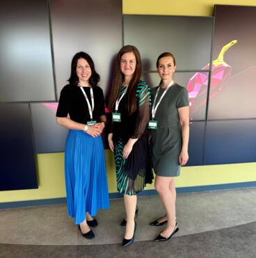 Mészáros-Vígh Éva, Magyar Termék Nonprofit Kft. projekt koordinátora / Kádár Anita, Magyar Termék Nonprofit Kft. partnerkapcsolati vezetője / Hajdu Martina, Magyar Termék Nonprofit Kft. projekt koordinátora